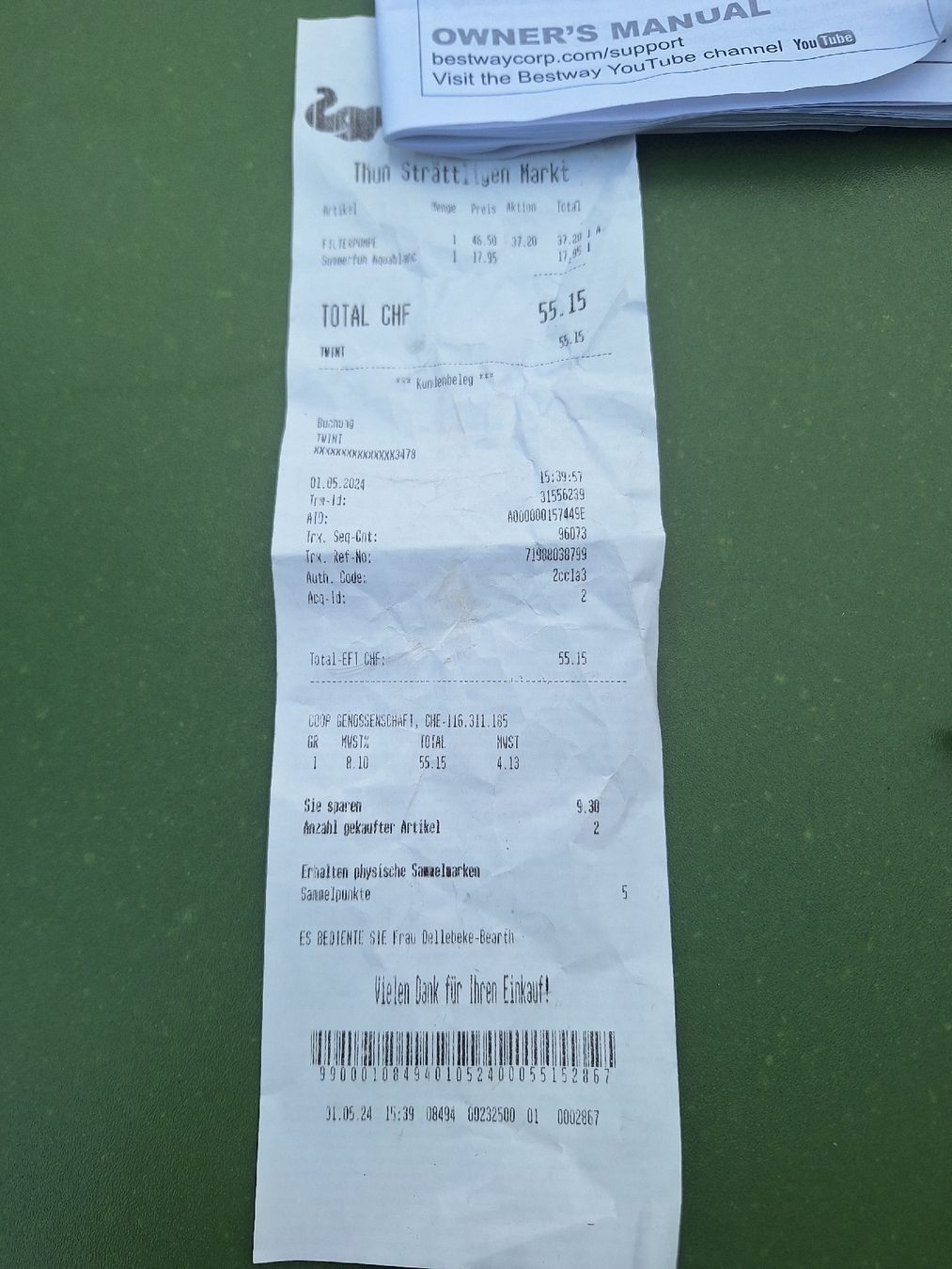 Piscine: SUMMETWAVES POOL MIT PUMPE – Usato da Thierachern venduto da carpenter1602 5