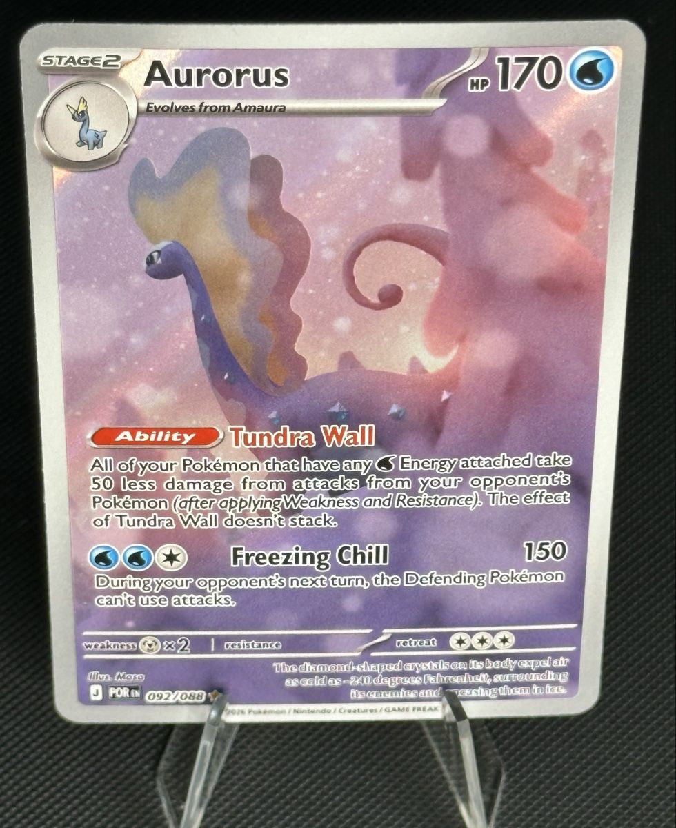 Pokémon Sammelbilder & Trading cards: Aurorus 092/088 Perfect Order Illustration Rare – Neu (gemäss Beschreibung) aus Untersiggenthal von NP_95