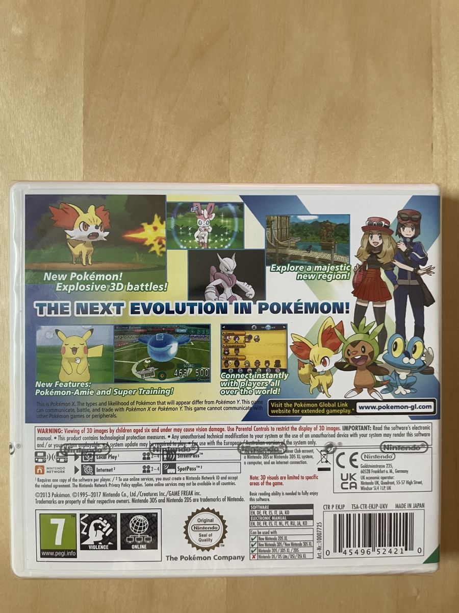 Pokémon Giochi: Pokemon X  – Nuovo e nell'imballaggio originale da Mezzovico venduto da esa_d9tc 1
