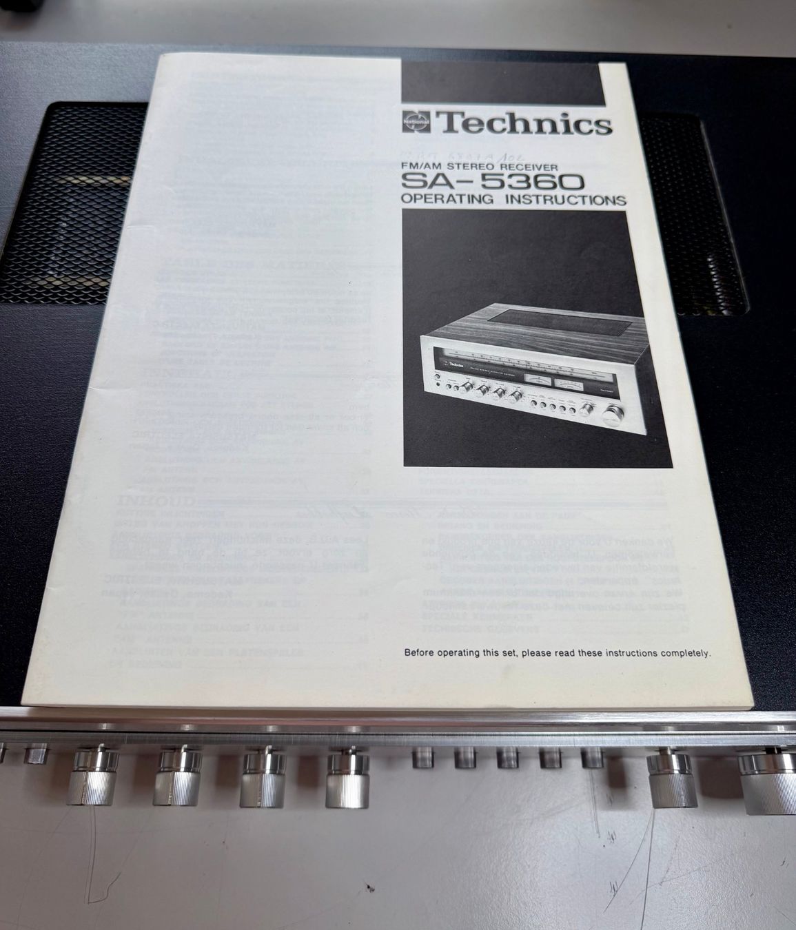 Technics Receiver: Ampli tuner Technics SA-5360 – Gebraucht aus Perly von inf_jnp6 8