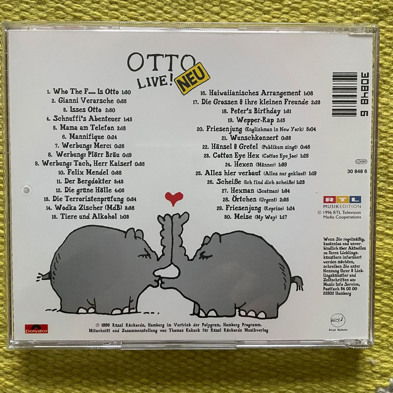 CDs: OTTO WAALKES-LIVE – Gebraucht aus Rorschacherberg von CD-Roli 1