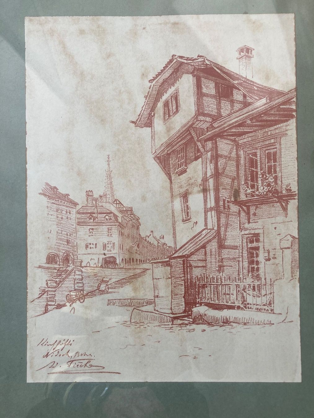 Dipinti: Nideck Bern 1908  von Adolf Tièche – Usato da Samstagern venduto da roger039 1