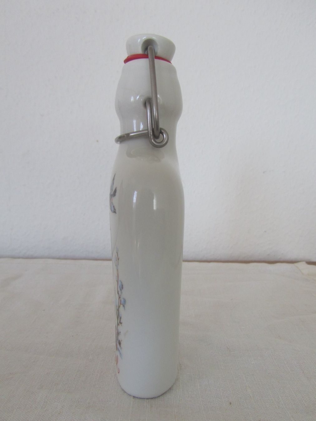 Altro: Winterliche Keramikflasche, Flachmann, Schnapsflasche, – Usato da Seengen venduto da mikelele 1