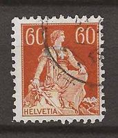 CH140y - Helvetia avec épée no 140y  obl.