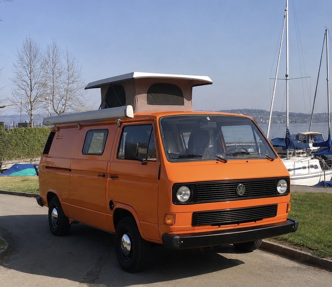 VW Veicoli da campeggio: VW Typ 2 T3 Camper ab MFK – Usato da Dorf venduto da Luuha