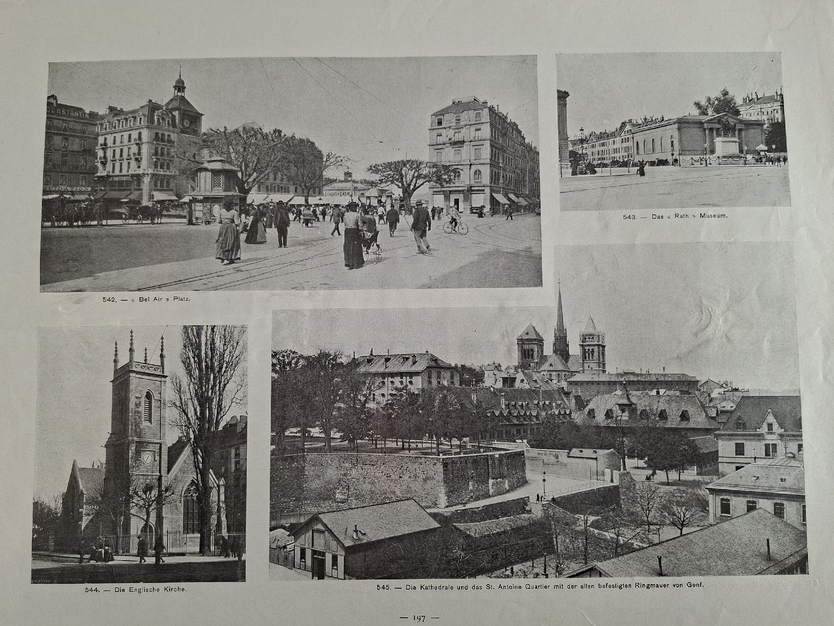 Libri: Heft  Schweizer Panorama Album, Genf 2, 1903,  – Usato da Grindelwald venduto da carro5 3