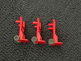 LEGO 3x Handkarren / Sackkarren - Teilenummer 2495