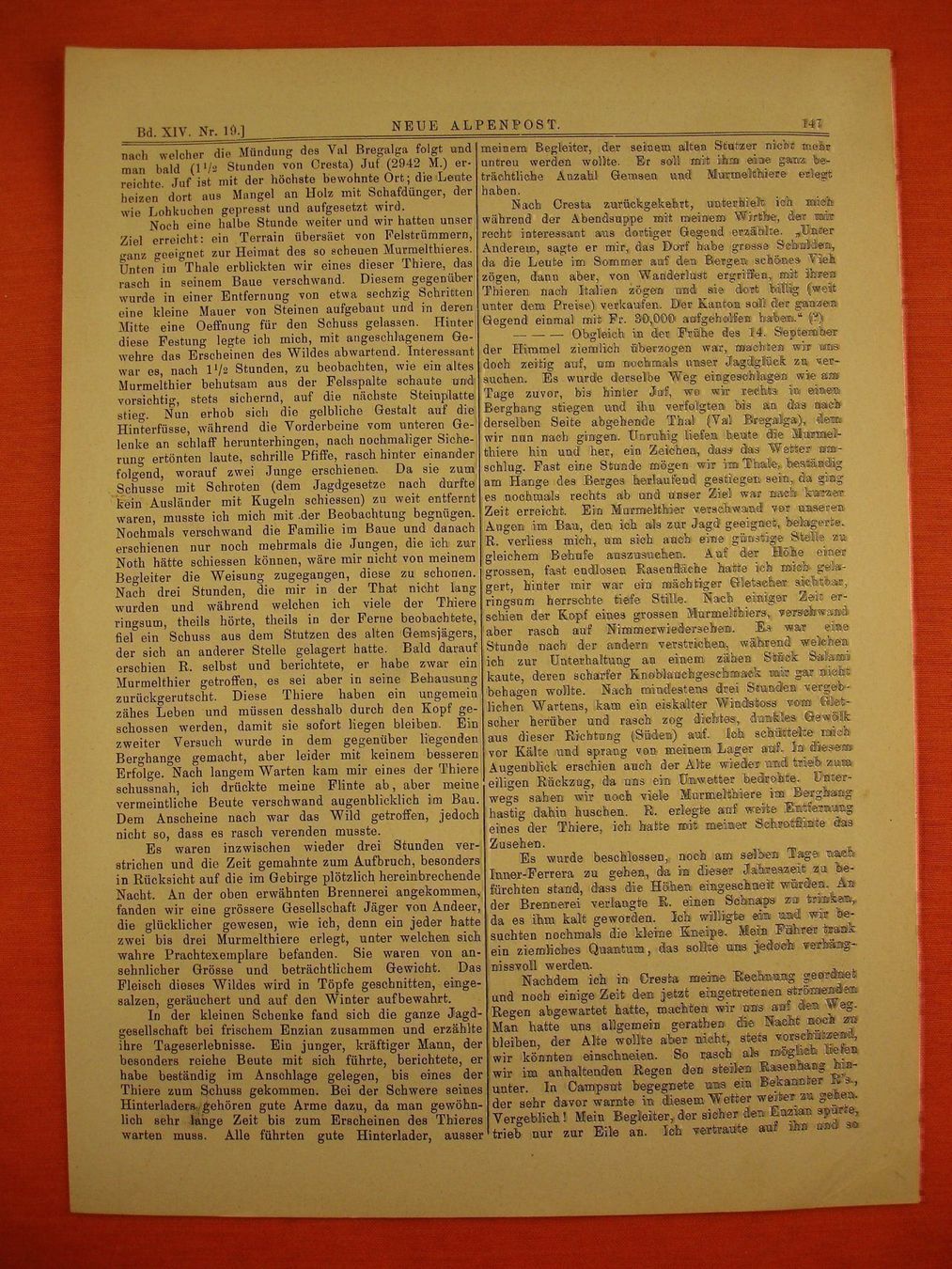 Arts picturaux & lithographies: GRAND MULETS EISPYRAMIDE, LITHO 1881 – D'occasion à Grüningen par Kartensammler 3