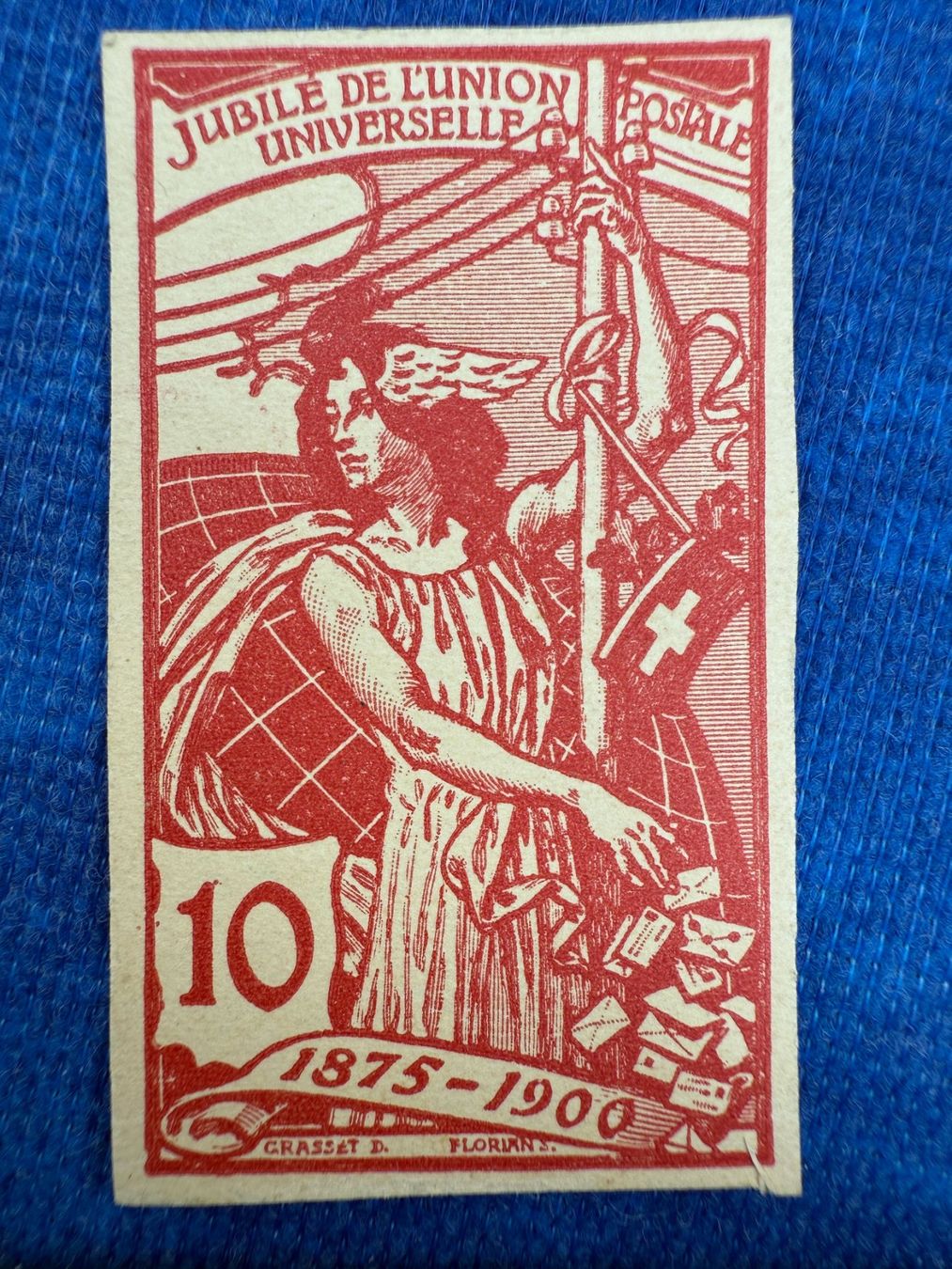 Tutti i francobolli: Alte Schweizer Briefmarke - Jubiläum Union Postale 1900 – Usato da Caslano venduto da alaniselin