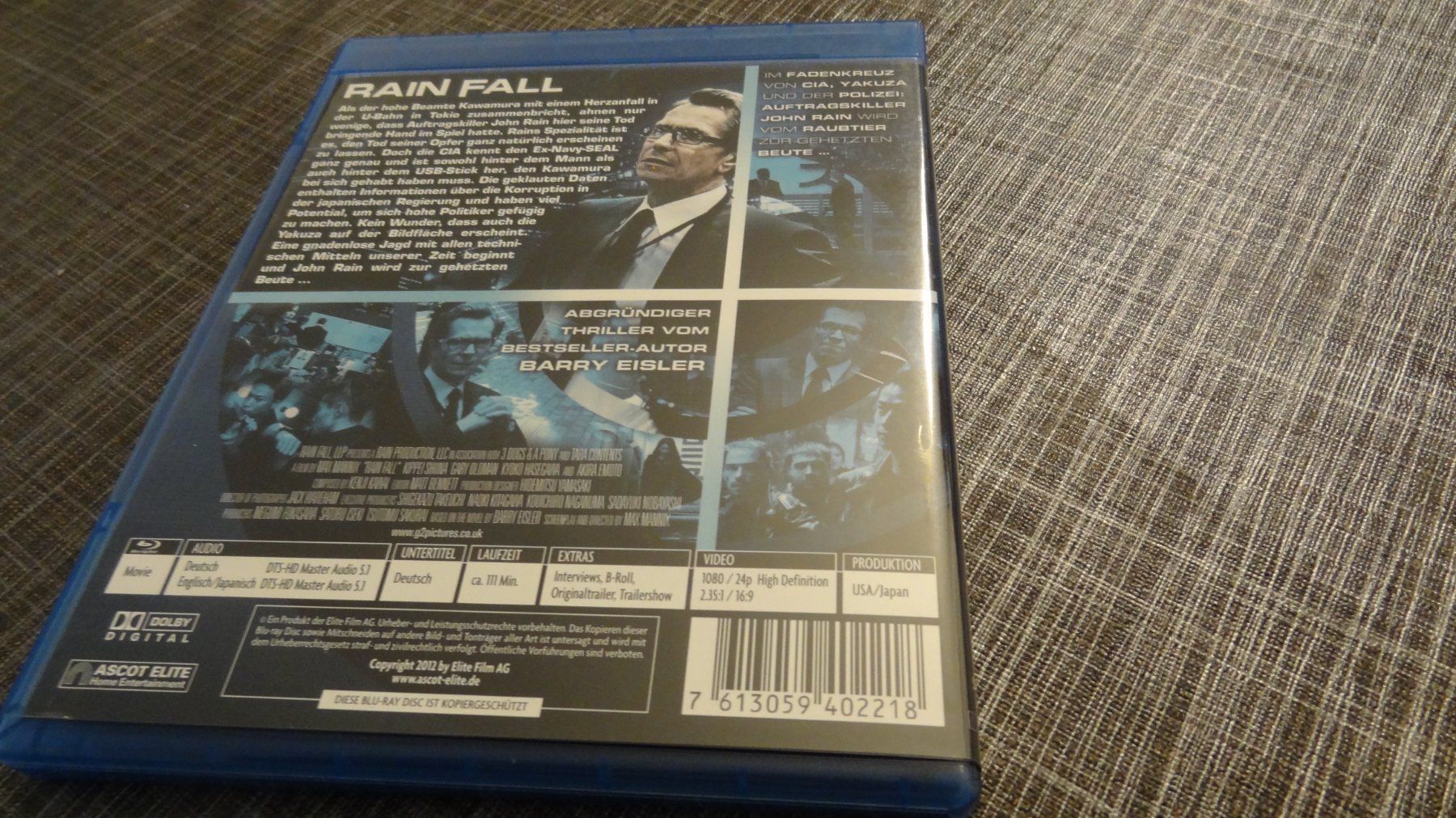 Tutti i DVDs: Rainfall Rain Fall BLU-RAY – Usato da Olten venduto da Disc-Verkauf 2