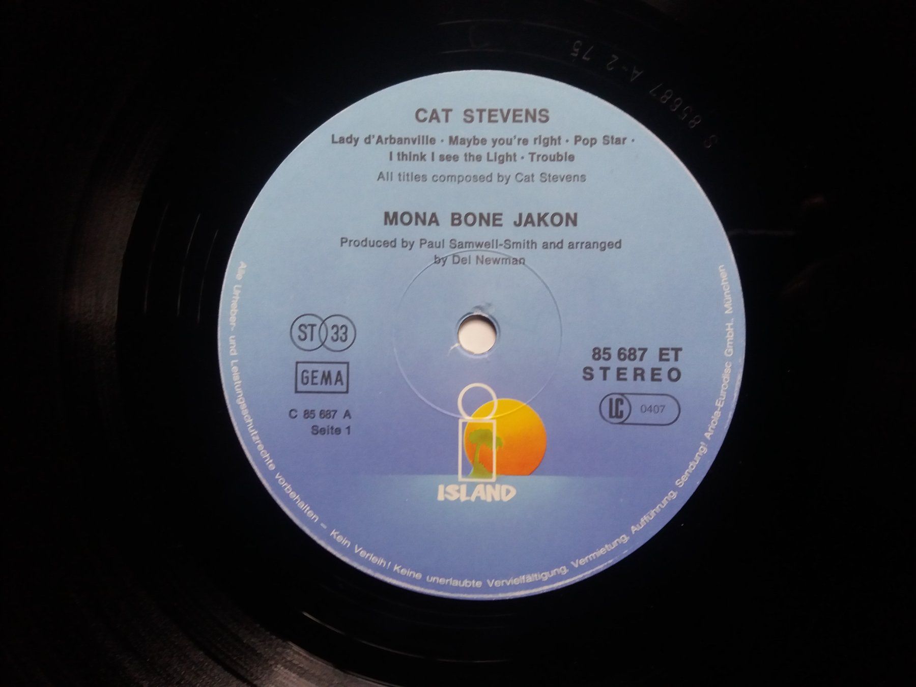 Dischi in vinile: LP (Cat Stevens) Mona Bone Jakon – Usato da Meyrin venduto da toutatis 4