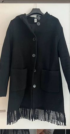 Manteau à franges Claudie Pierlot excellent état 