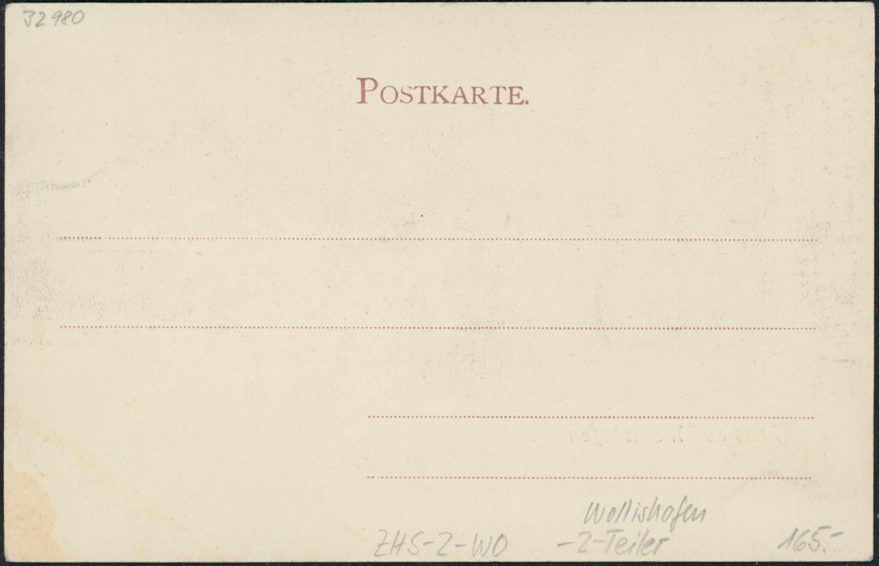 Cartoline postali: ZHS Wollishofen - Zürich – Nuovo (secondo la descrizione) da Schindellegi venduto da stationary 1