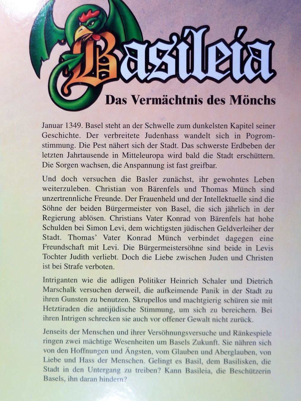Fumetti: Basileia - Vermächtnis des Mönchs /Basel / Comic / 60 Seiten – Usato da Bellach venduto da JingleJerry 9