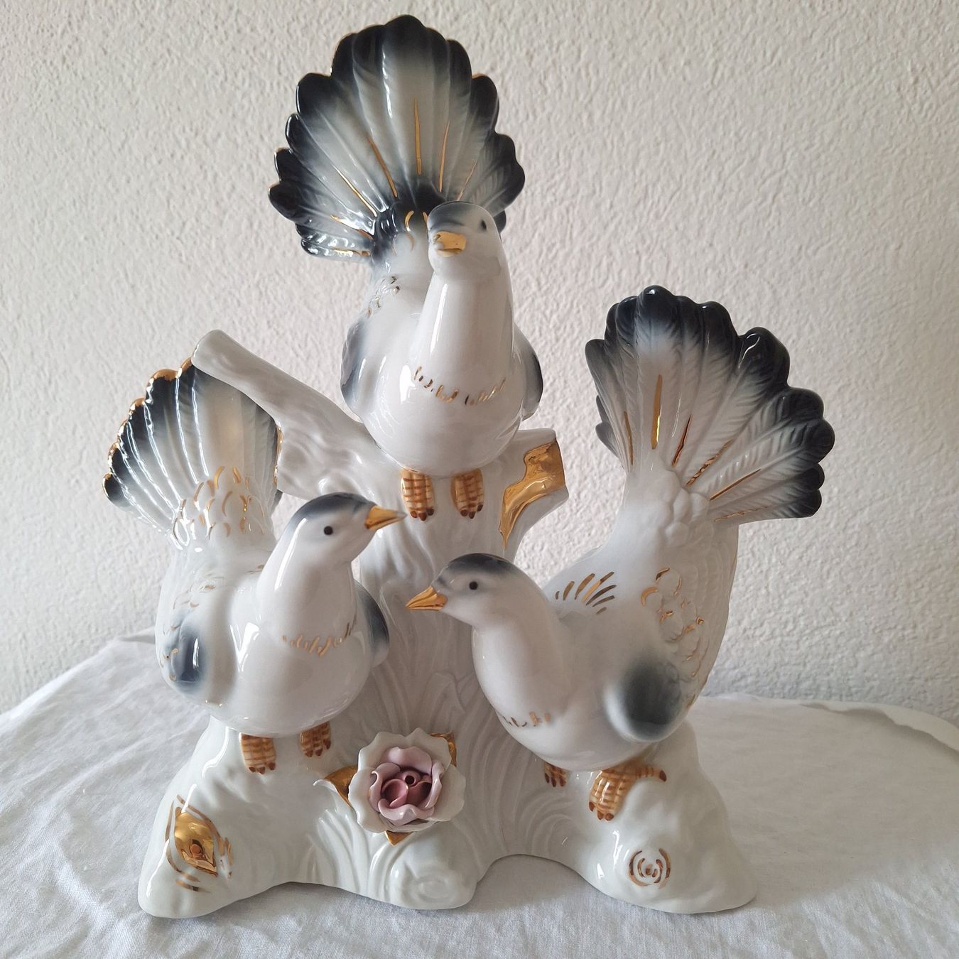 Tutte le decorazioni: Vintage 2 Tauben Dekoration – Usato da Winterthur venduto da Goldpipau