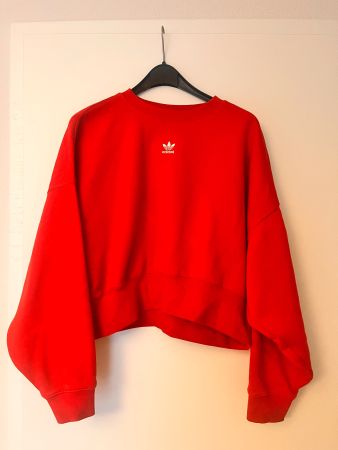 Superbe sweat fille ADIDAS rouge 14 ans. Parfait Etat.