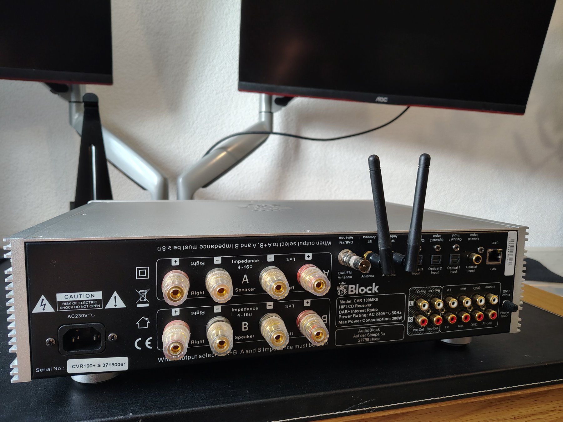 Amplificatori: Block CVR 100+ mk2 bluetooth - Verstärker – Usato da Basel venduto da Threemice 5