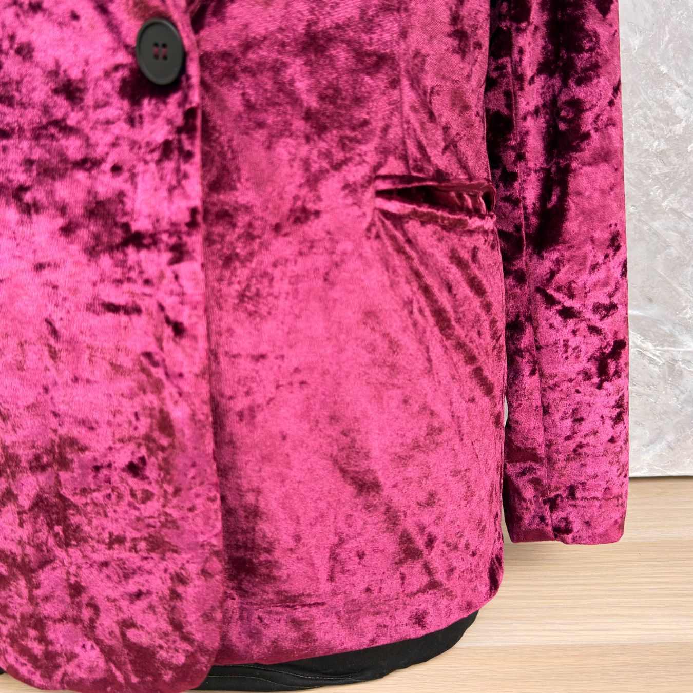 Jacken: Blazer en velours bordeaux – Gebraucht aus Thônex von BrYu 5
