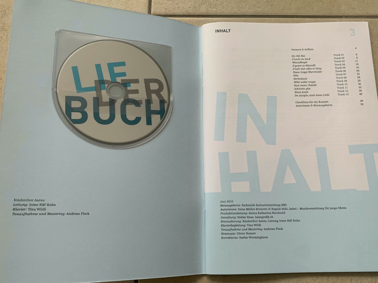 Libri: LIEDERBUCH KANTON AARGAU – Usato da Brugg AG venduto da olamim 1