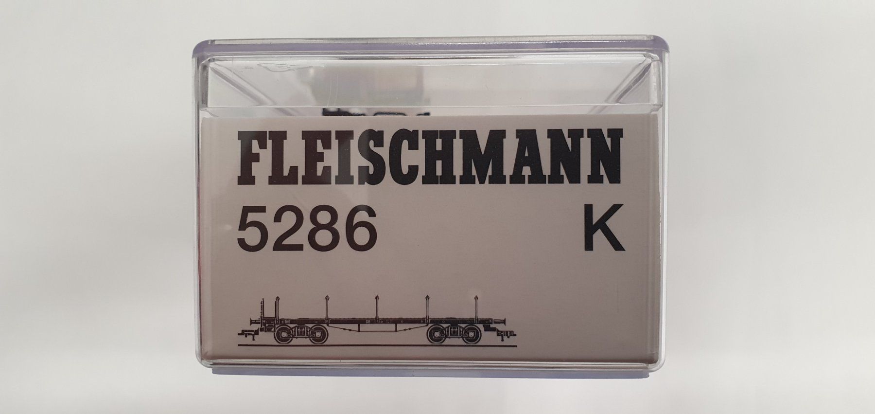 Fleischmann Modellini di ferrovie: Fleischmann 5286 K   DB SSK07 Flachwagen – Nuovo e nell'imballaggio originale da Würenlos venduto da jub_nd5j 1