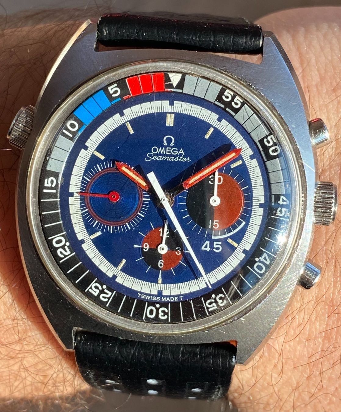 Omega Orologi: Omega Seamaster Soccer 1969 Prototype Einzelanfertigung RARE – Usato da Luzern venduto da watch-collection 3