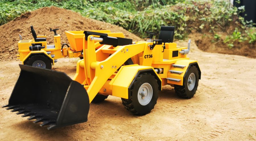 Modellismo RC: RC MINI RADLADER - CT36 - 1:14 Bausatz – Nuovo e nell'imballaggio originale da Altdorf UR venduto da modellbau-widmer 2