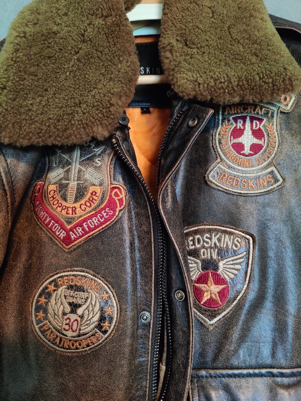 Redskins Giacche: Redskins Lederjacke/Pilotenjacke L – Nuovo (secondo la descrizione) da Zollikofen venduto da Ninu_359 2