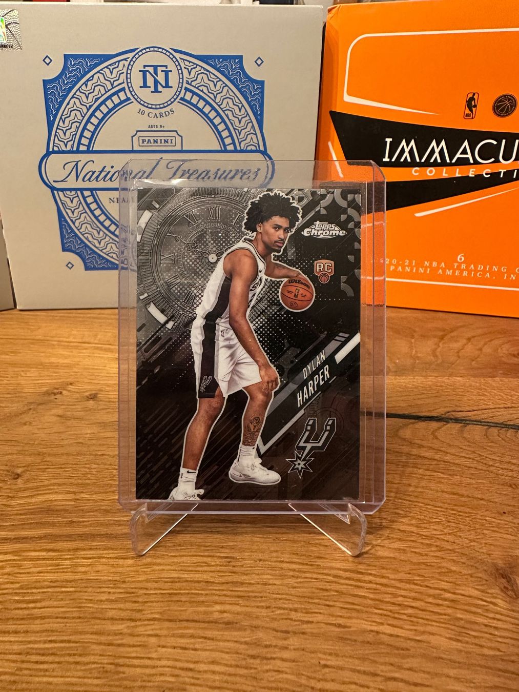 Nba Carte collezionabili: Carte Topps Chrome Dylan Harper Go Time – Usato da Vullierens venduto da Gaara04