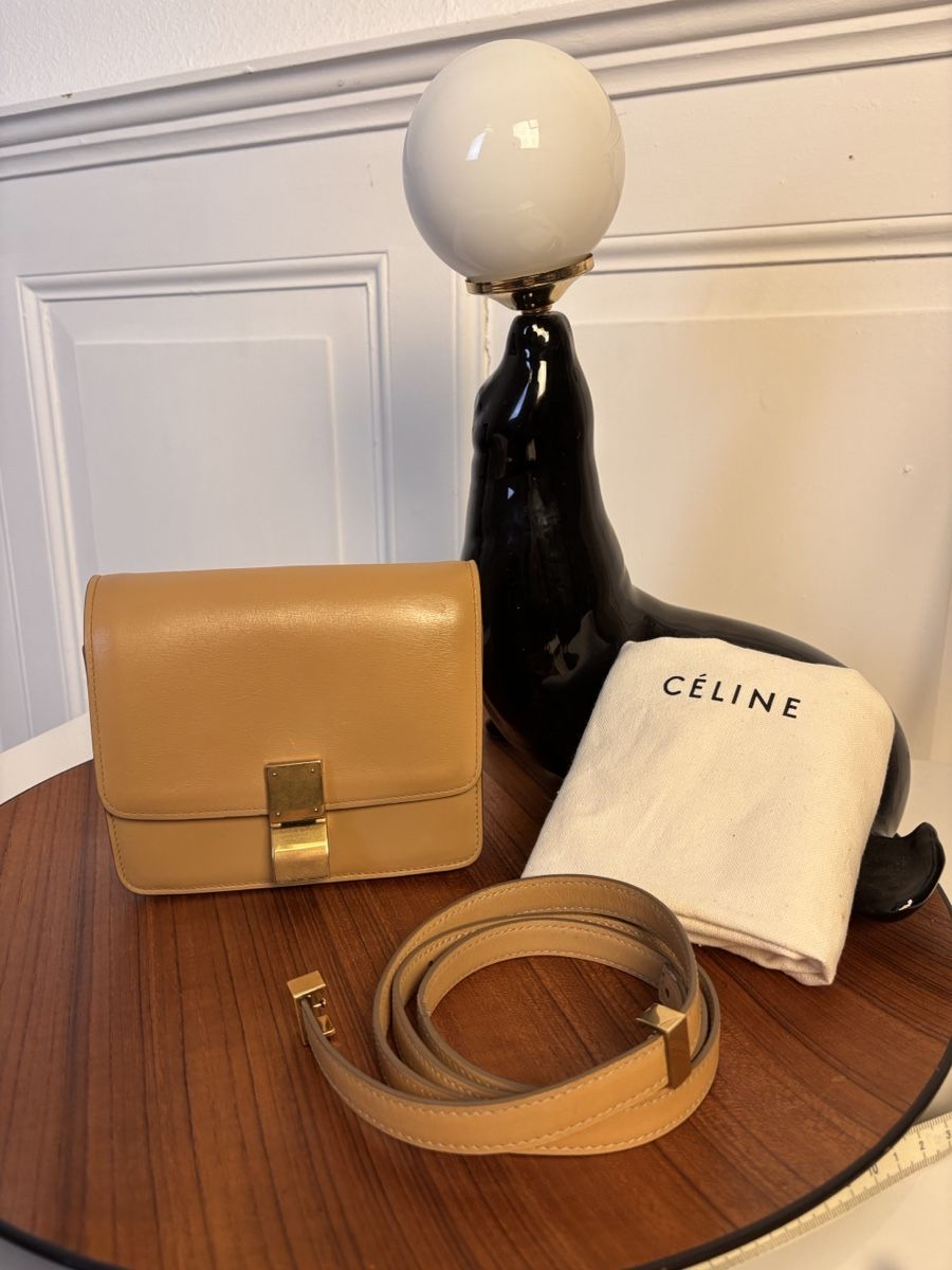 Celine Borse da donna: 100% Celine Classic Box Bag Beige Small  – Usato da Winterthur venduto da Atelier.W.Maison