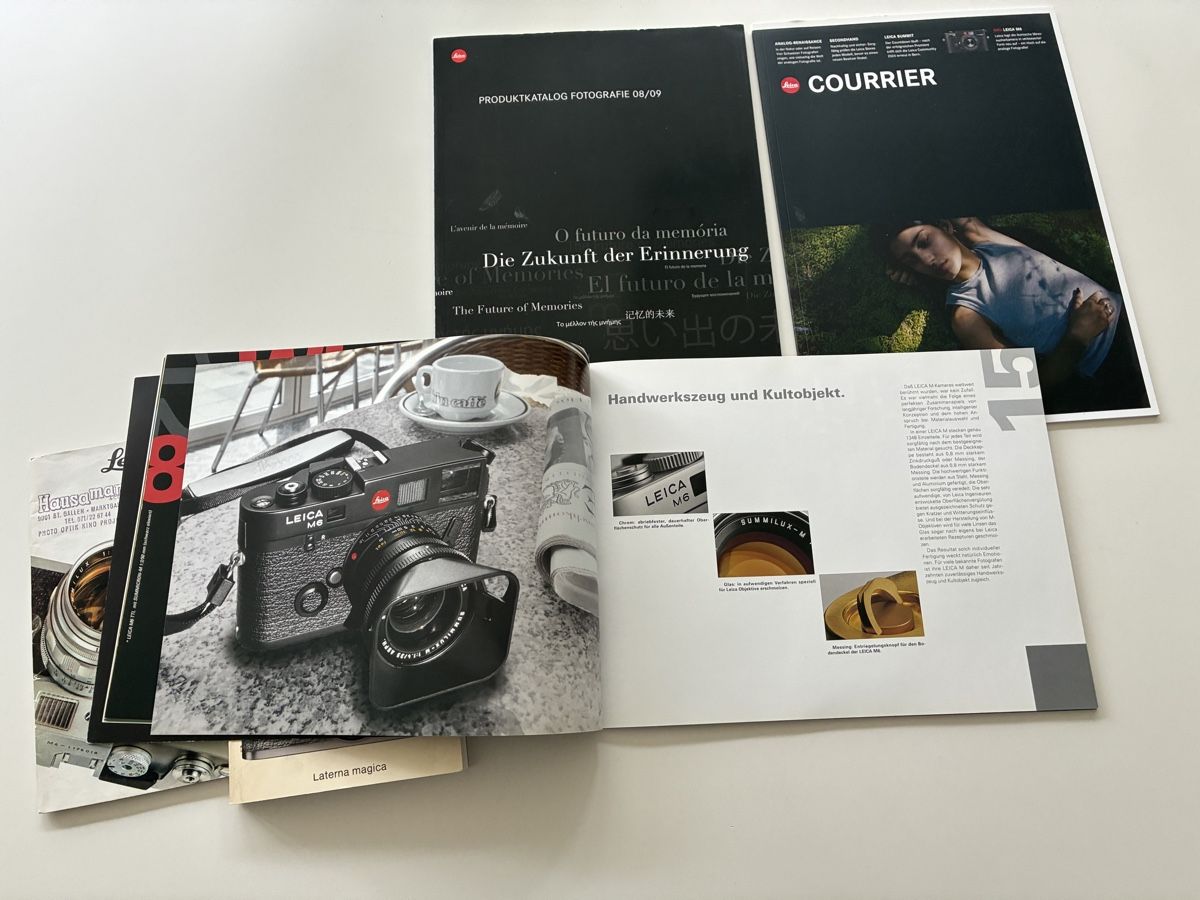 Libri: Leica M6-Bücher & Prospekte Konvolut – Usato da Zürich venduto da ZHCC 6