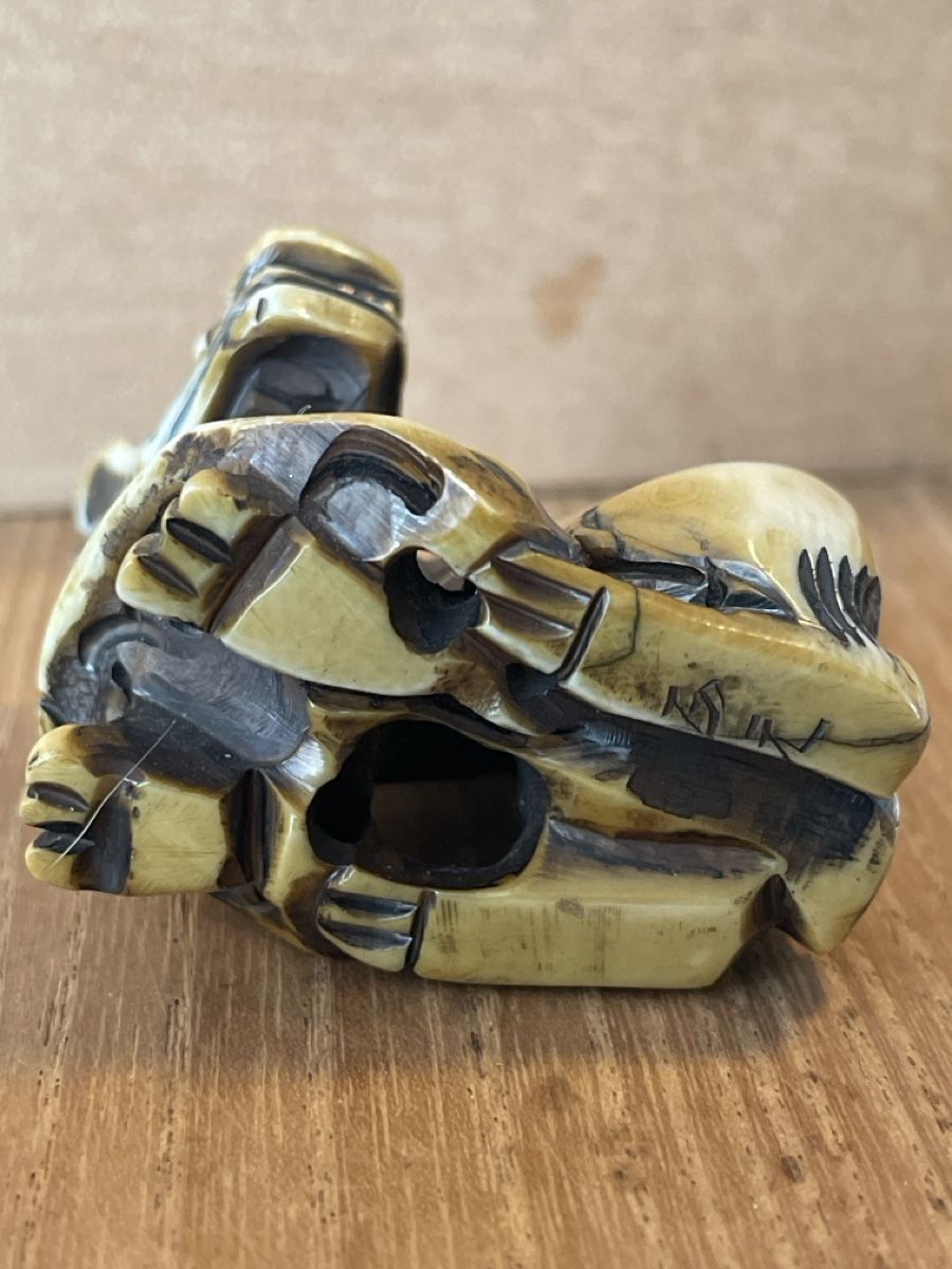Statuette: Netsuke, Drache, signiert – Usato da Embrach venduto da Gauvain1 5
