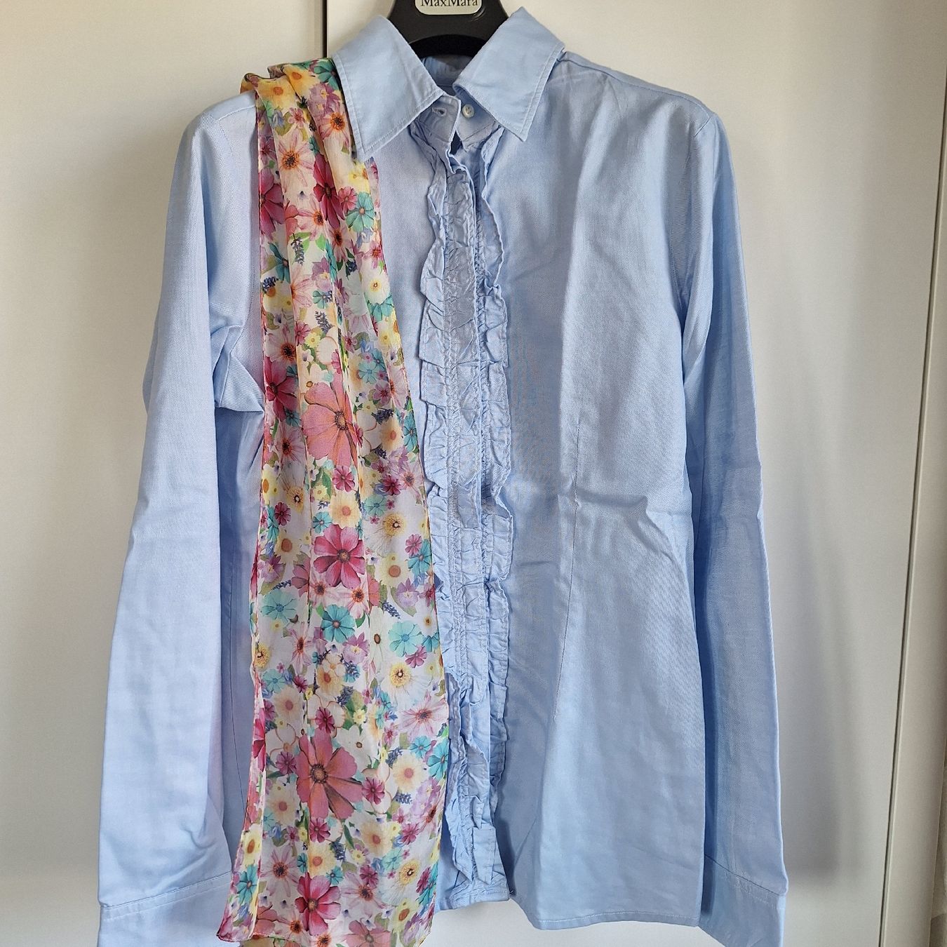 Camicette: Wunderschöne Rossana Diva Bluse, 38, Hellblau, Top Zustand! – Usato da Wettingen venduto da Blau8 8