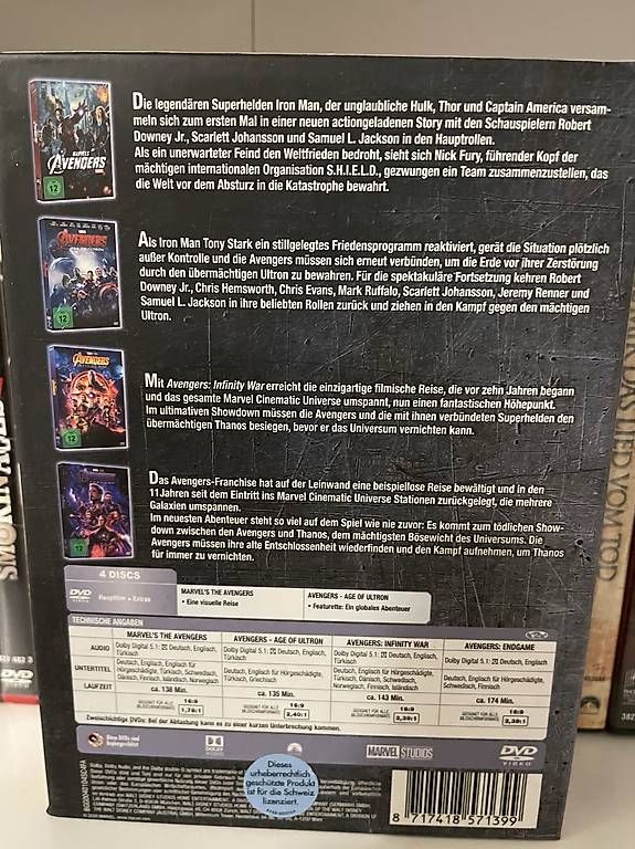 Tous les DVDs: Avengers Saga – D'occasion à Olten par 2Southpaw8 1
