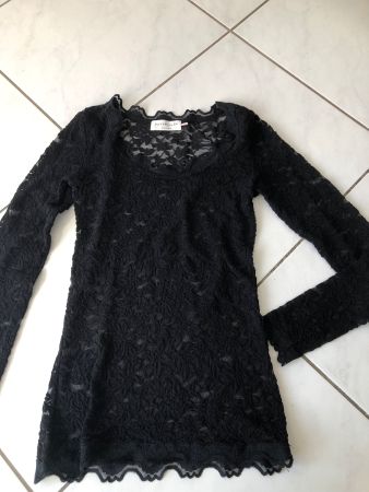 Spitzenlangarmshirt Gr S