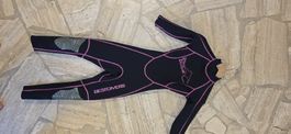 Combinaison de plongée Bestdivers XS noir rose neuf