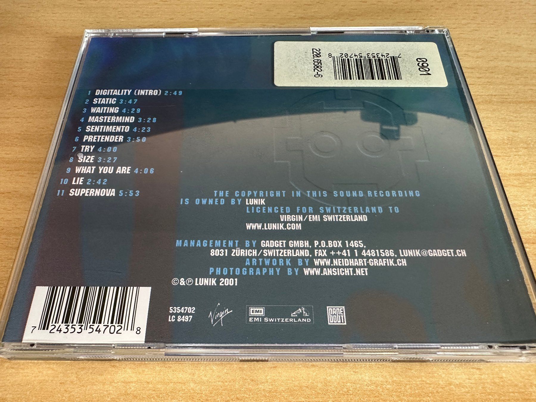 CD: Lunik – Ahead – Usato da Rikon im Tösstal venduto da Alpenmutz 1
