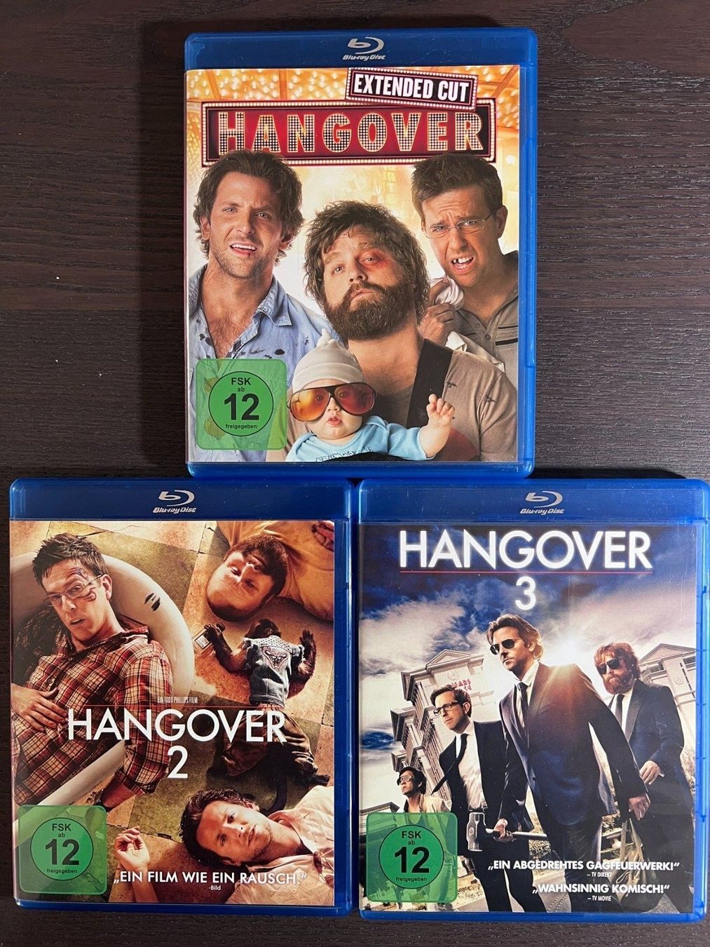 Tutti i DVDs: Hangover - Teil 1 bis 3 – Usato da Zürich venduto da Blu-ray_ZH