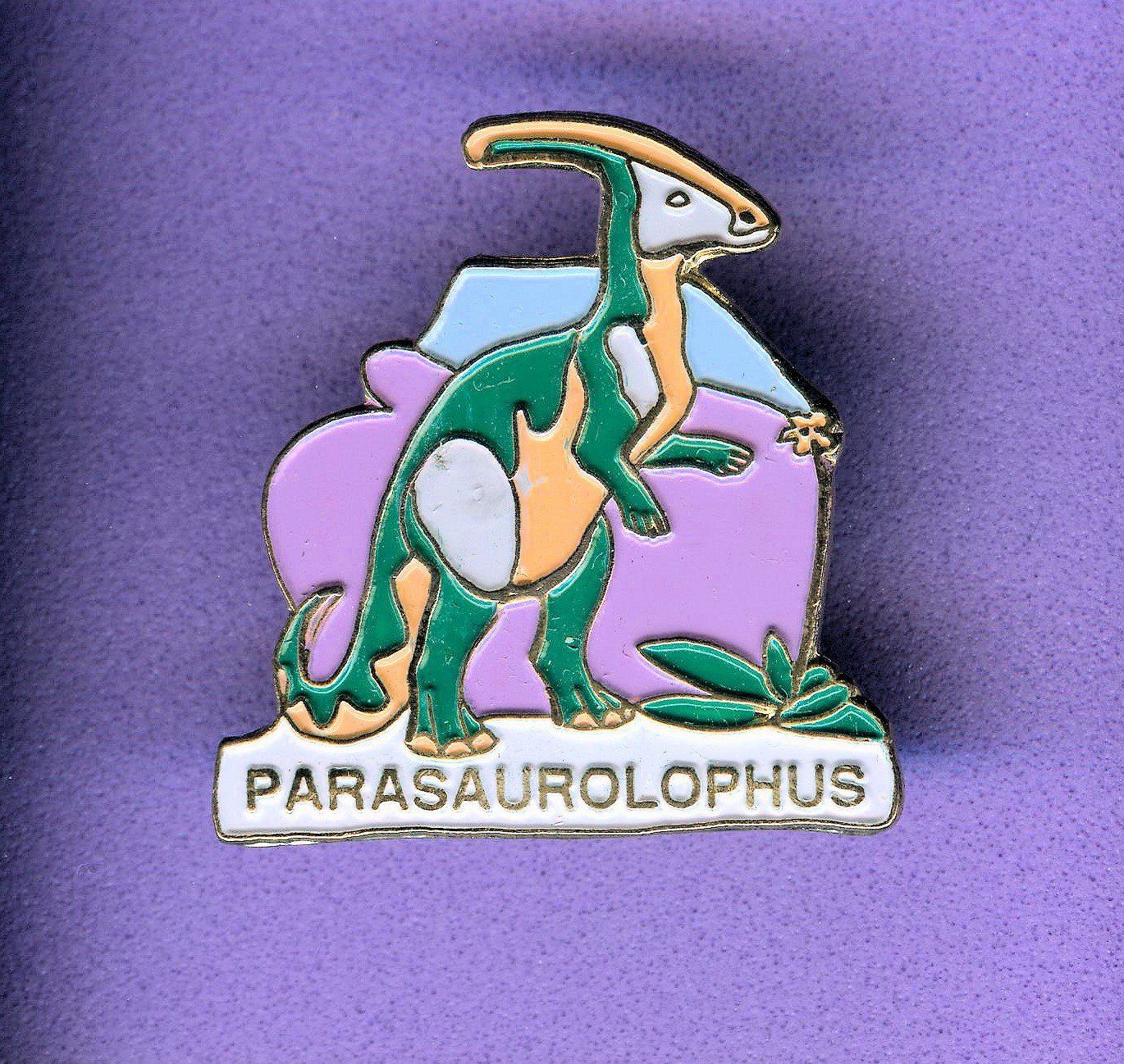 Placchette & Badge: Saurier  PARASAUROLOPHUS – Usato da Winterthur venduto da Sammleroase