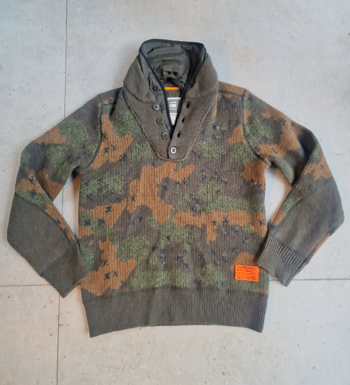 G-Star Maglioni & Felpe: G-Star RAW Strickpullover Gr. L Camouflage – Nuovo (secondo la descrizione) da Starrkirch-Wil venduto da NHA01 2