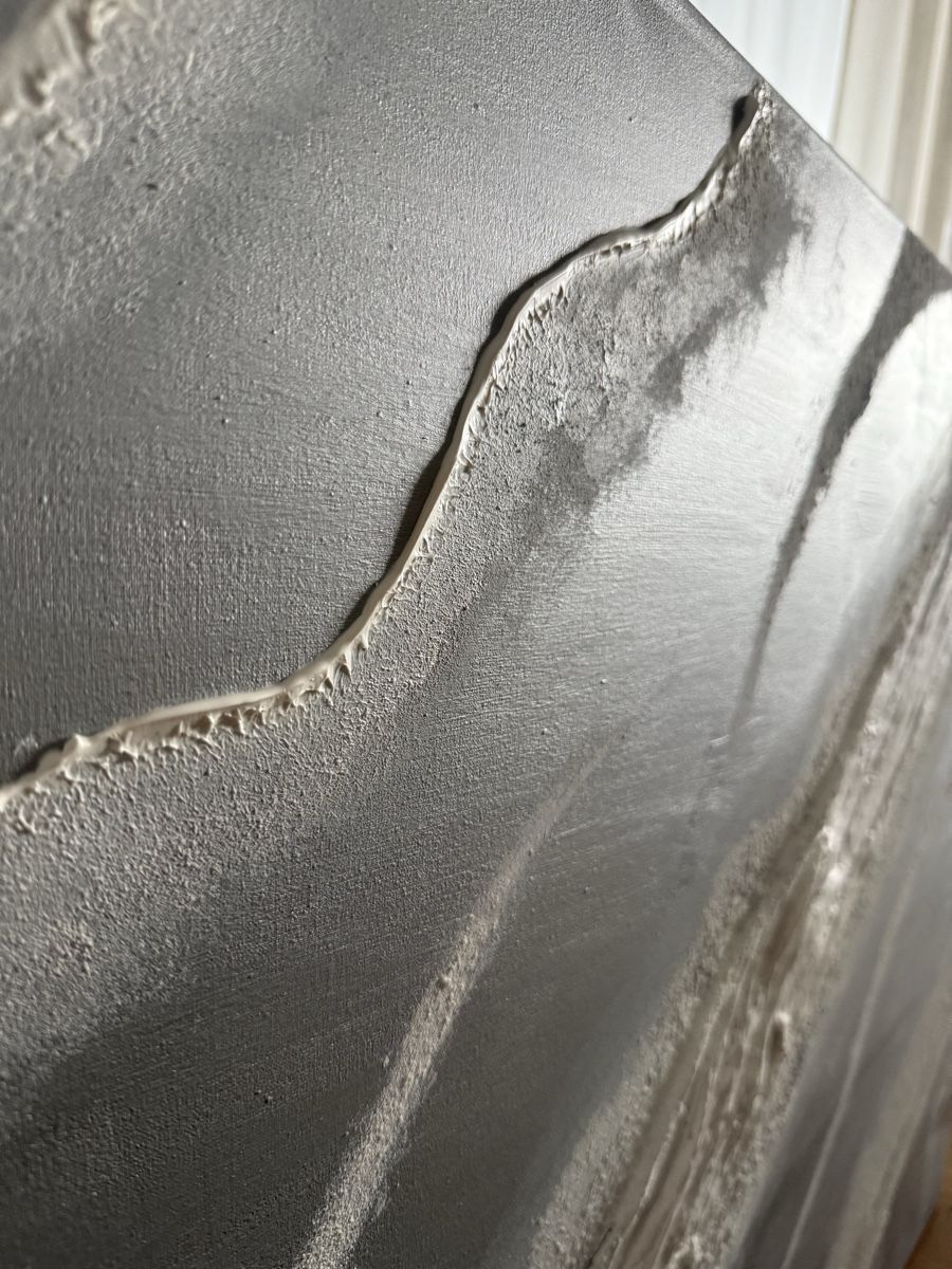 Foto & Immagini: Moderne Kunst, Silber und Weiss, einzigartiges Design! – Nuovo (secondo la descrizione) da Pfäffikon ZH venduto da ShanonF 3