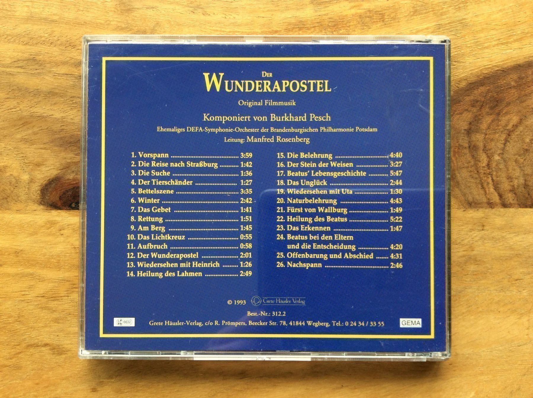 CDs: CD Burkhard Pesch – Der Wunderapostel – Gebraucht aus Horgen von flyingpenguin2000 2