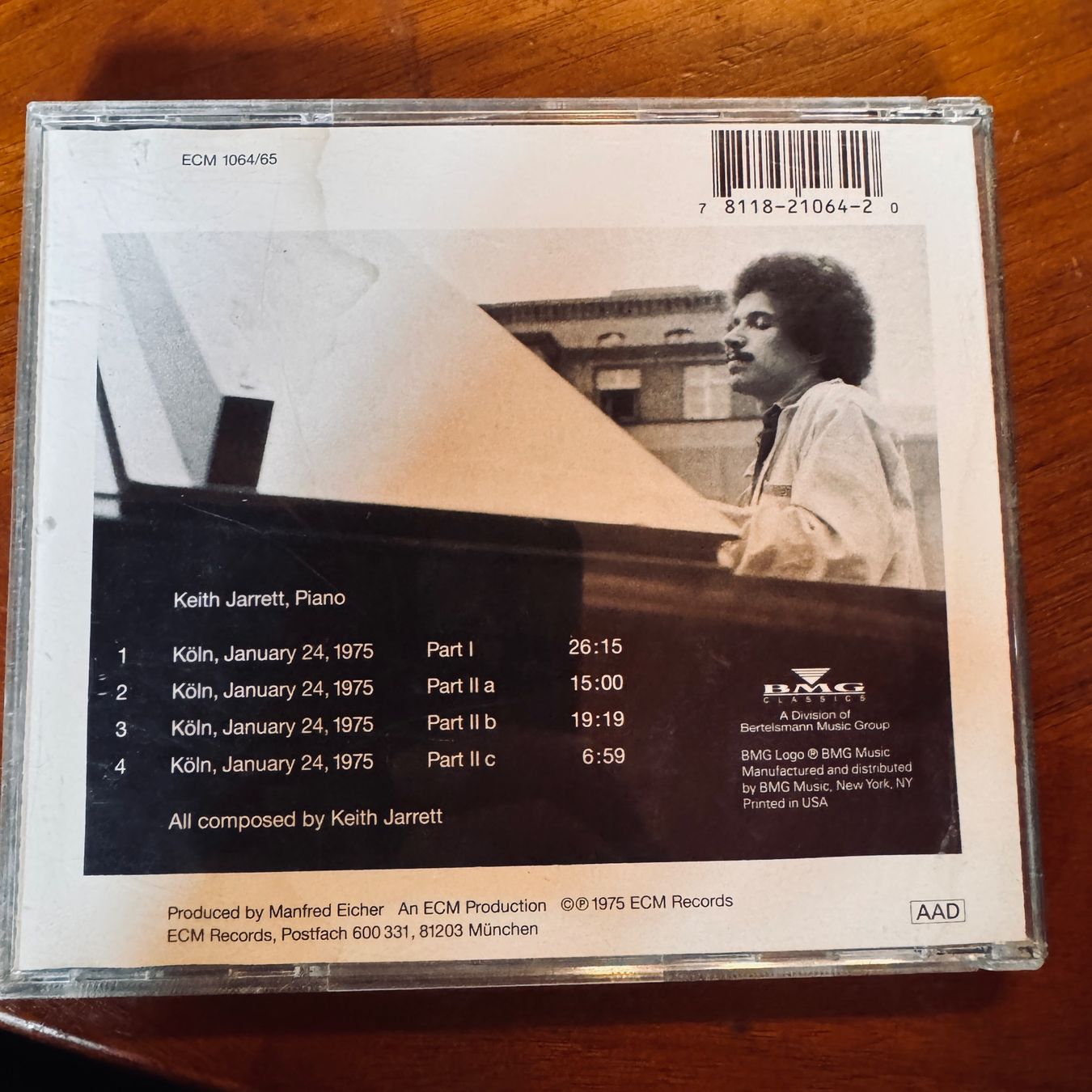 CD: Keith Jarrett - The Koeln Concert CD – Usato da Merligen venduto da barratt 1