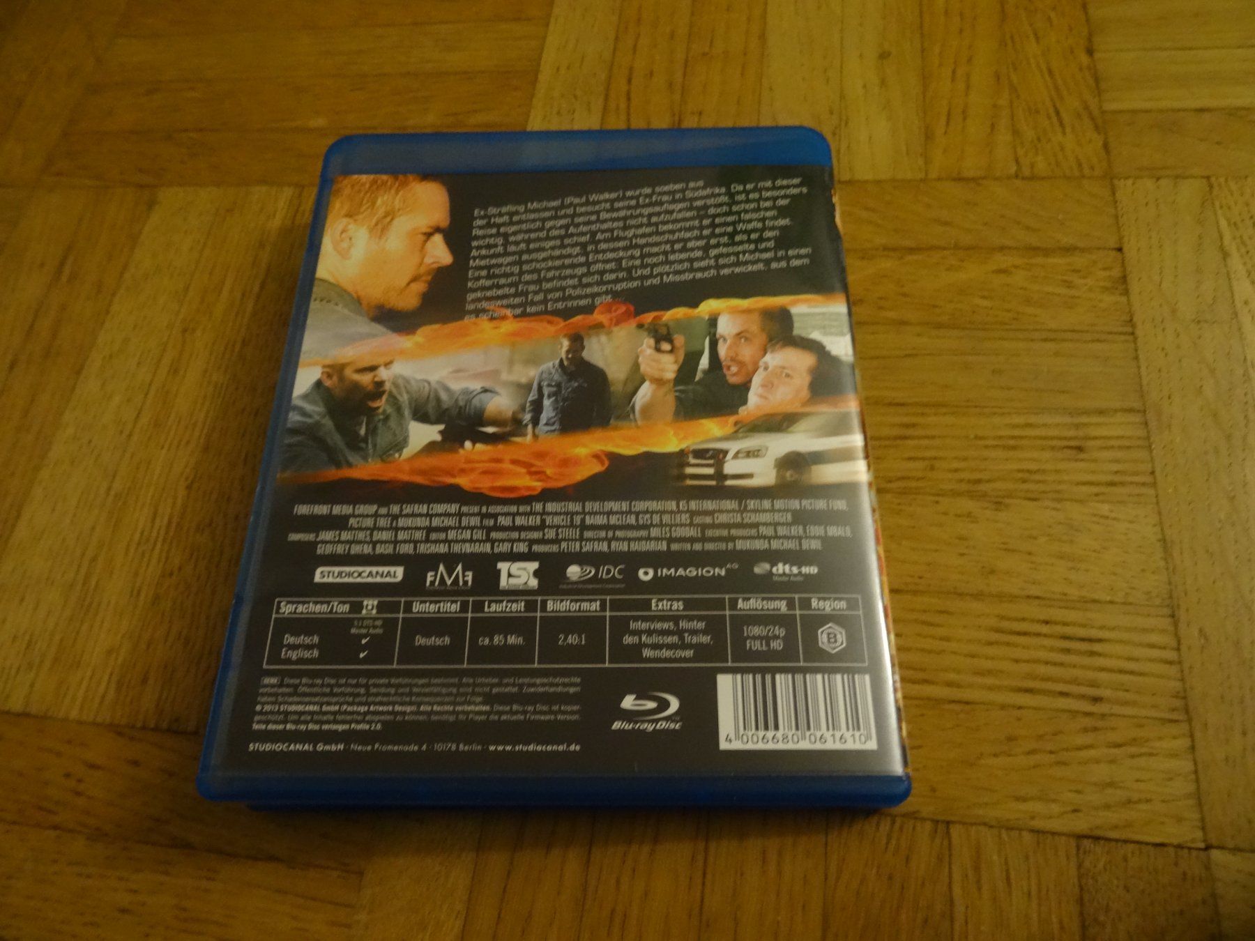 Tutti i DVDs: Vehicle 19 BLU-RAY – Usato da Olten venduto da Disc-Verkauf 2