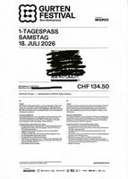   Gurtenfestival Samstag Ticket