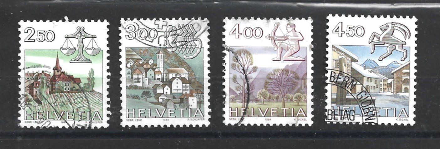 Tous les timbres: 1982-86 Schweiz – D'occasion à Trübbach par Sammer51 1