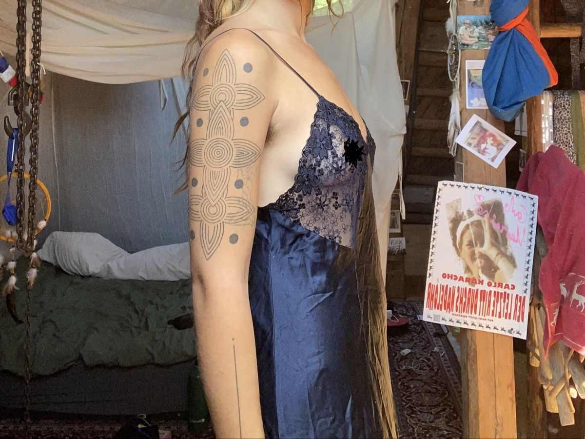 Vestiti: Wunderschönes Maxi Kleid mit Spitze Dezails – Usato da Rehetobel venduto da Norea69 1