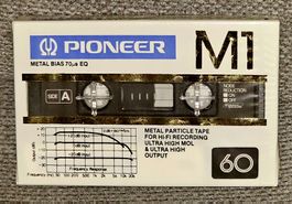 💥PIONEER"M1 metal 60"💥 rare & super collectors cassettes!