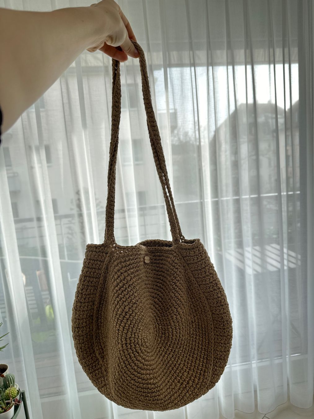 Taschen: Gehäkelte Jute-Tasche / Strohtasche – Gebraucht aus Zürich von domeldidom 3