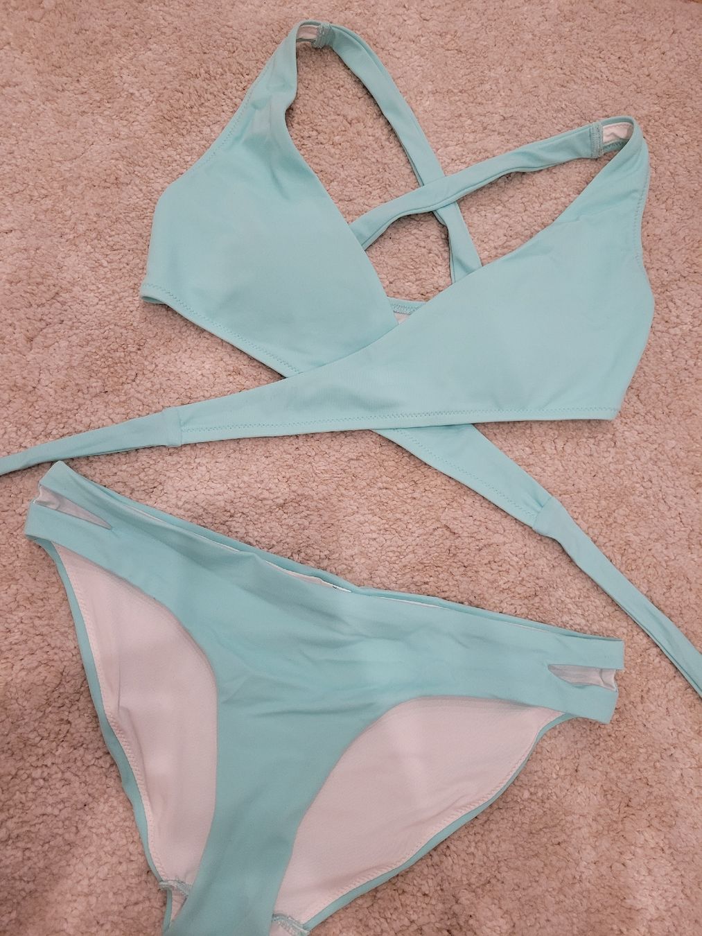 Costumi da bagno & Bikini: Wickelbikini Neu! Hellblau – Nuovo e nell'imballaggio originale da Bennau venduto da Moonshine_68 1