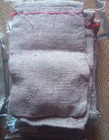 Lot de 6 sacs en toile de jute